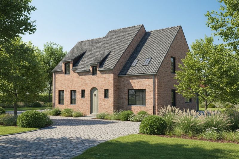 Nieuw te bouwen alleenstaande woning te Diksmuide.